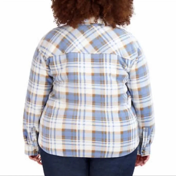 Sage Ladies' Plush Shirt Jacket - Picture 5 of 9